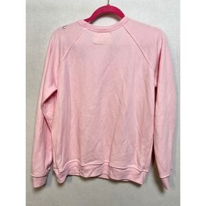 C.Bonz SoulCycle Pink Raglan Sweatshirt Embroidered Pullover Medium USA